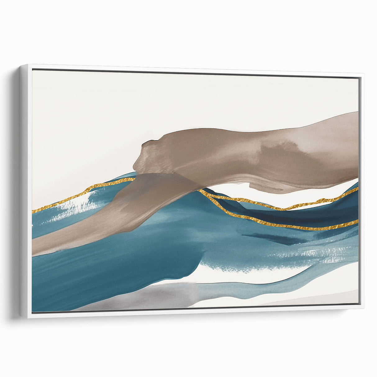 Abstract wall art canvas print showcasing vibrant colors and dynamic shapes, perfect for modern decor—ideal for framing or display.