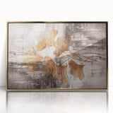 Colorful abstract canvas art featuring bold geometric shapes and vibrant hues of blue, red, and yellow, perfect for modern home decor.