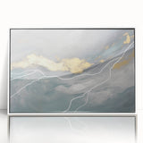 Vibrant abstract wall art canvas print showcasing bold colors and dynamic shapes, perfect for modern decor and artistic expression.