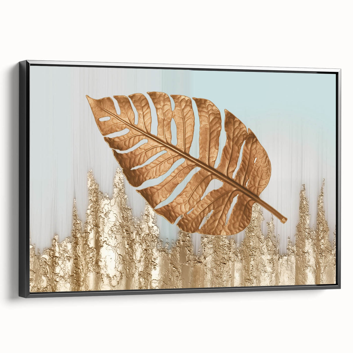 Colorful abstract canvas art print showcasing vibrant brush strokes and dynamic shapes, perfect for modern home decor and artistic expression.