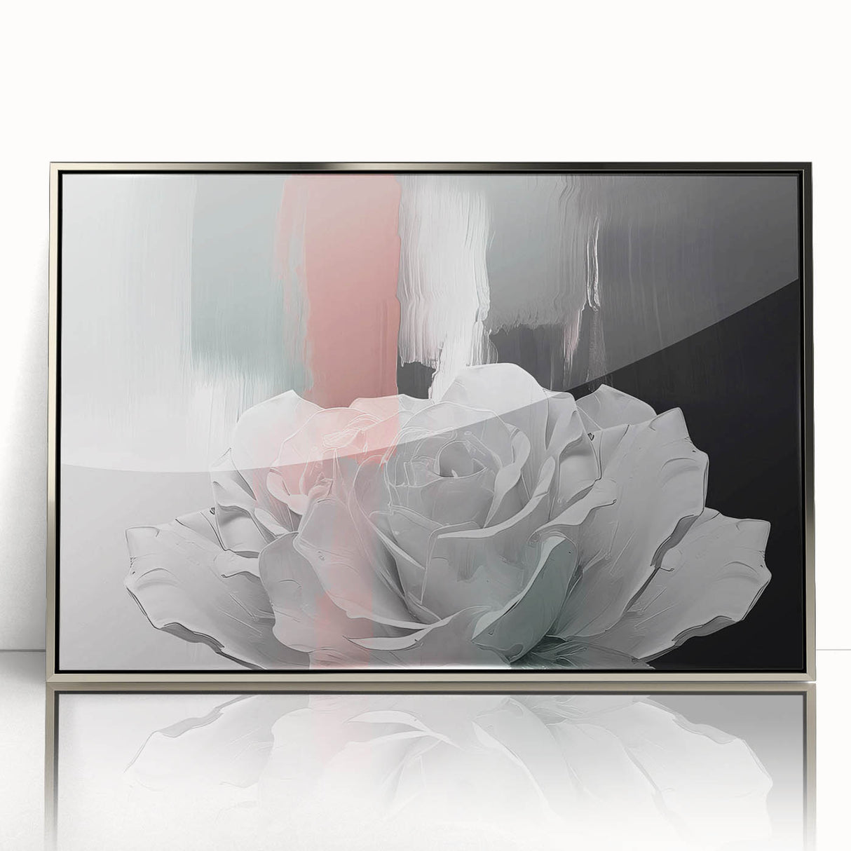 Abstract wall art canvas print showcasing vibrant colors and dynamic shapes, perfect for modern home decor and artistic expression.