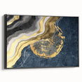 Abstract wall art print showcasing vibrant colors and geometric shapes, ideal for modern home decor, presented in a protective cardboard tube. Perfect for adding a contemporary touch to any room.