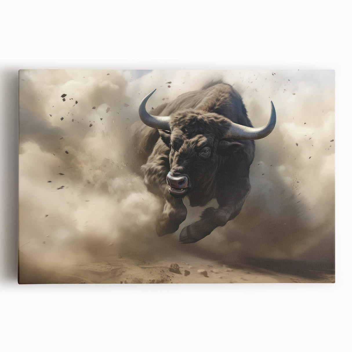 Vibrant close-up of a colorful animal-themed canvas print showcasing intricate details and textures, perfect for modern home decor. Ideal for animal lovers and art enthusiasts.