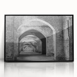 Large abstract wall art featuring bold geometric shapes in earth tones on canvas, suitable for modern art wall decor.