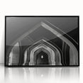 Large abstract wall art featuring geometric shapes in muted earth tones on canvas, suitable for modern art wall decor.