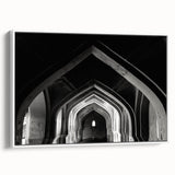 Vintage poster art featuring a vibrant, colorful abstract design on a large black canvas, ideal for living room decor.