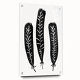 Mid Century Modern Art - Minimalist Geometric Wall Decor - Black & White