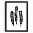 Mid Century Modern Art - Minimalist Geometric Wall Decor - Black & White