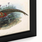 Close-up of a framed canvas artwork showcasing vibrant abstract colors and intricate patterns, ideal for modern home decor, emphasizing artistic expression and creativity.