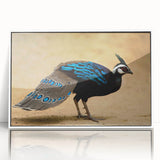 Framed acrylic print showcasing a modern abstract white design, viewed from the front, perfect for contemporary home decor. Ideal for art enthusiasts seeking stylish wall enhancements.