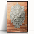 Large abstract wall art in muted earth tones on a framed acrylic, ideal for modern living room decor.