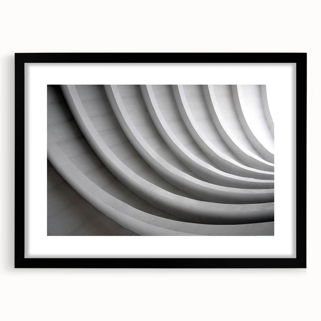 Extra large abstract art print featuring vibrant, textured swirls of color, displayed in a black frame.