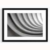 Extra large abstract art print featuring vibrant, textured swirls of color, displayed in a black frame.