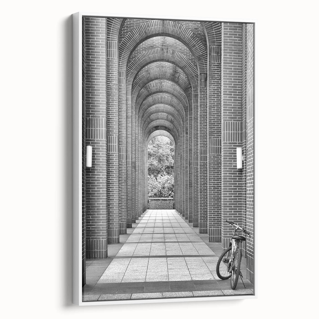 Framed vintage poster art on canvas, featuring a vibrant mix of colors, ideal for extra large wall art in a living room.