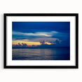 Extra large abstract art print featuring a textured mix of vibrant colors on a framed canvas, ideal for living room decor.