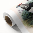 Rolled canvas showcasing vibrant African tribal wall art with intricate designs, securely packaged in a protective cardboard tube, ideal for home decor.