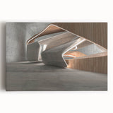 Large black and white abstract art on stretched canvas, ideal for kitchen wall art.