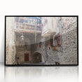 Large abstract wall art in muted tones on framed acrylic, ideal for modern living room decor.