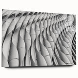 Large abstract wall art in vibrant blue and gold hues, acrylic print, suitable for bedroom or dining room decor.