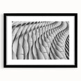 Extra large abstract art print featuring textured swirls in vibrant colors on a black framed canvas.
