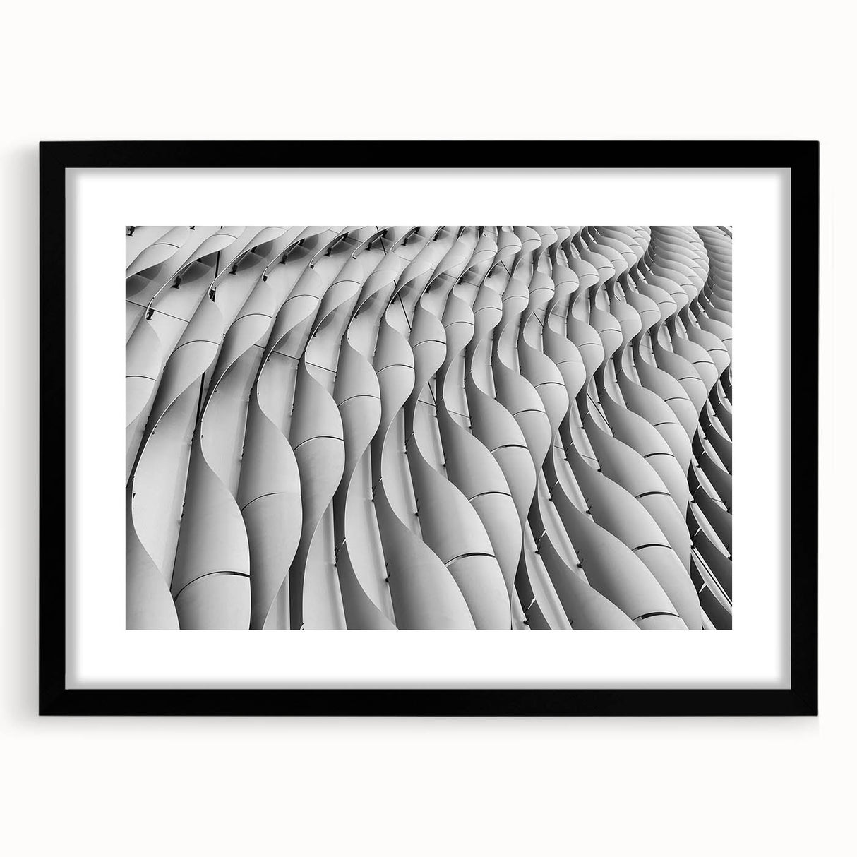 Extra large abstract art print featuring textured swirls in vibrant colors on a black framed canvas.