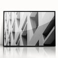 Large abstract wall art featuring swirling blue and gold patterns on a framed acrylic print.