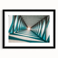 Extra large abstract art print featuring textured swirls in vibrant colors on a black framed canvas.
