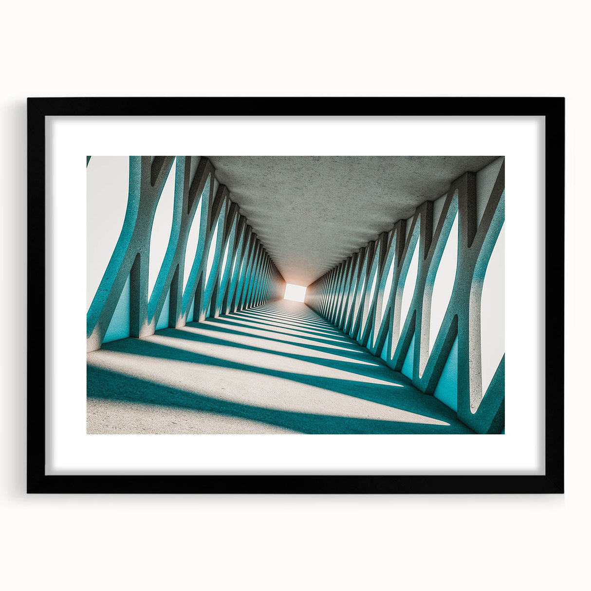 Extra large abstract art print featuring textured swirls in vibrant colors on a black framed canvas.