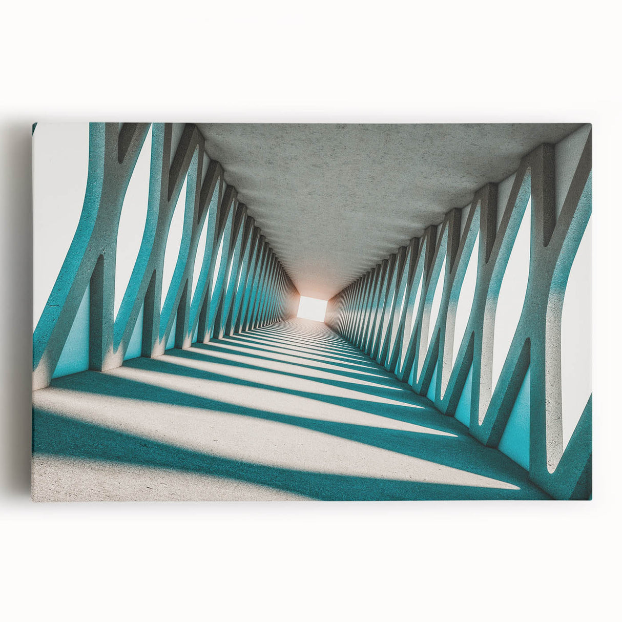 Large black and white abstract art on stretched canvas, ideal for kitchen wall art.