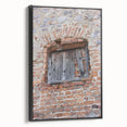 Framed canvas print of a vintage-style black and white landscape, ideal for bedroom wall decor.