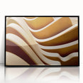 Large abstract wall art on acrylic, featuring bold geometric shapes in monochrome.