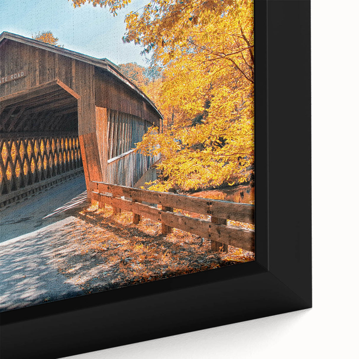 Extra large black wall art on canvas featuring a textured, colorful abstract design, ideal for living room decor.