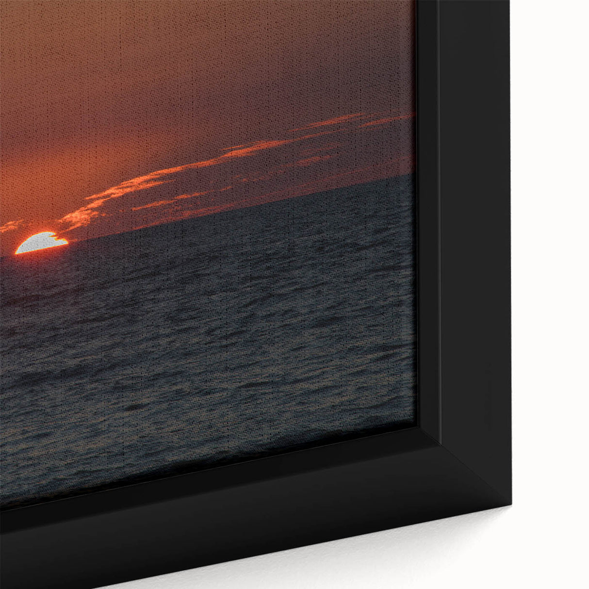 Extra large black wall art featuring colorful, textured abstract patterns on a framed canvas, ideal for living room decor.
