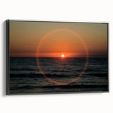 Framed canvas of a black and white vintage landscape painting, ideal for bedroom wall decor.
