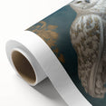 Rolled canvas showcasing vibrant African tribal wall art design, featuring intricate patterns and rich colors, securely packaged in a protective cardboard tube for shipping.