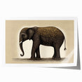 Rolled canvas print showcasing vibrant African tribal artwork with intricate patterns, carefully stored in a protective cardboard tube, perfect for wall decor enthusiasts.