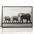 Framed acrylic print showcasing a sleek black design with a modern aesthetic, ideal for contemporary home decor. Perfect for adding a touch of sophistication to any space.