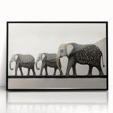 Framed acrylic print showcasing a sleek black design with a modern aesthetic, ideal for contemporary home decor. Perfect for adding a touch of sophistication to any space.