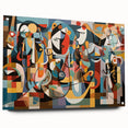 Acrylic glass display featuring a side view of colorful pins arranged neatly, showcasing their vibrant hues and unique shapes against a transparent background. Ideal for craft projects or office organization.