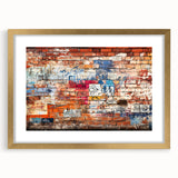 Extra large abstract art print featuring textured swirls in neutral tones on a gold-framed canvas.