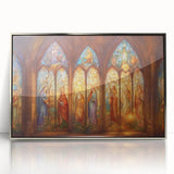 Framed acrylic wall art featuring a silver abstract design, showcasing modern elegance. Perfect for home decor, enhancing any living space with its sleek finish.