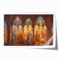 Rolled canvas print showcasing vibrant African tribal art with intricate patterns and rich colors, securely housed in a durable cardboard tube for protection during shipping. Perfect for adding a cultural touch to home decor.