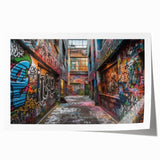 Extra large rolled canvas print of vibrant floral art, ideal for dining room or bathroom wall decor.