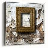 Landscape art painting on framed canvas depicting a colorful, vintage-style scene, ideal for living room decor.
