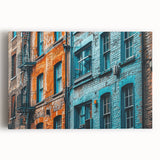 Large black and white abstract print on stretched canvas, ideal for kitchen wall art.