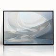 Large abstract wall art in muted earth tones on acrylic, framed, ideal for modern living room decor.