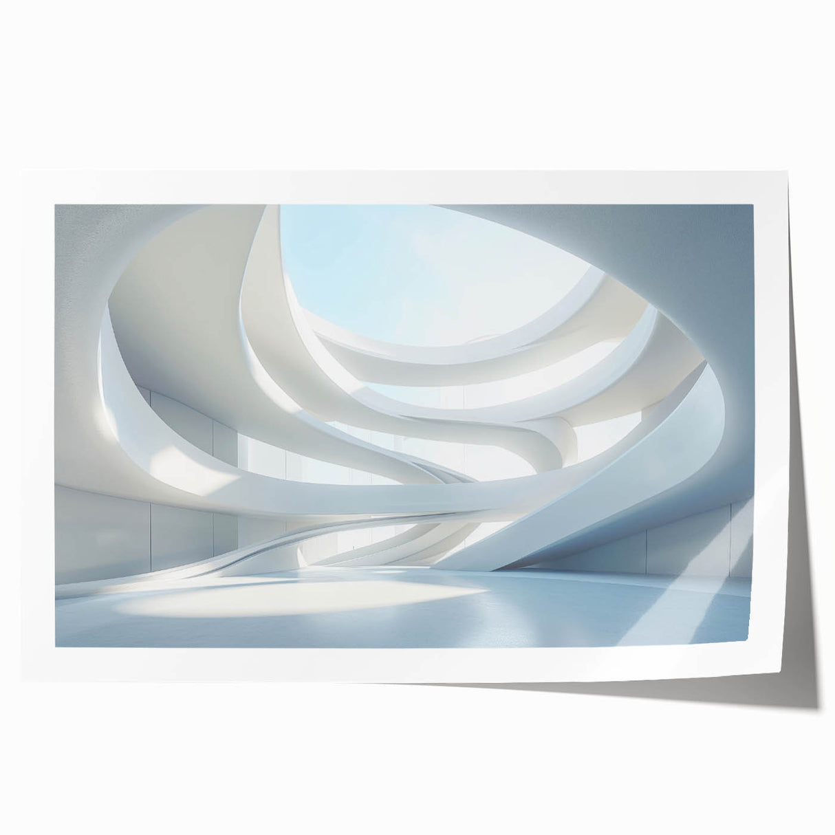 Extra large rolled canvas print featuring a floral design in soft pastel shades, ideal for art wall dining room.