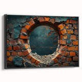 Framed canvas featuring a black and white vintage landscape painting, ideal for bedroom wall decor.