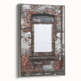 Framed canvas featuring a colorful landscape painting with vintage poster art style, ideal for enhancing black wall art.