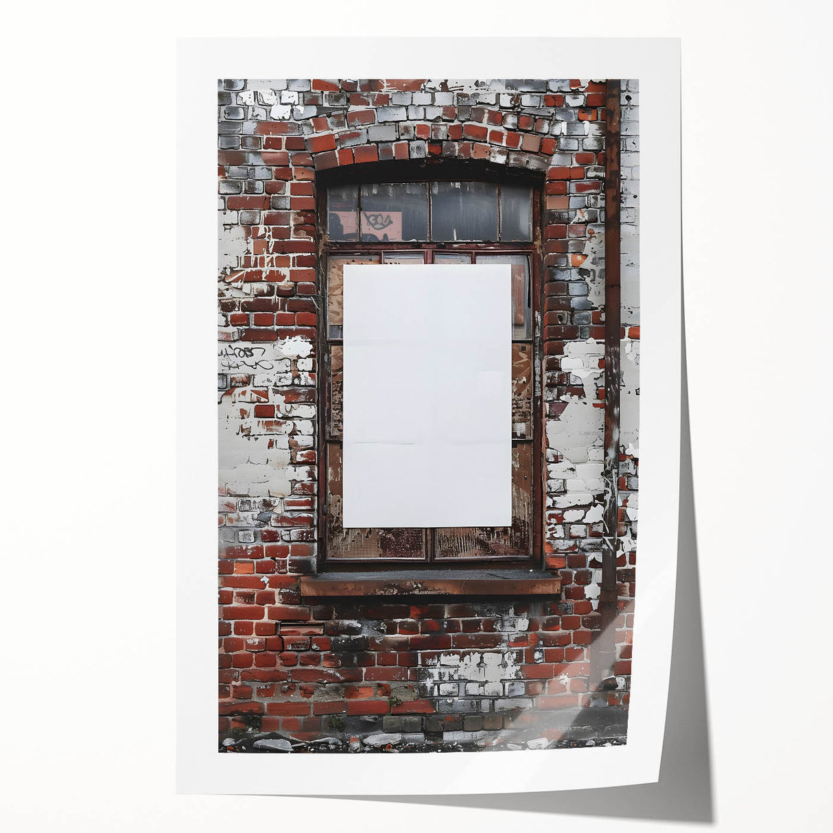 Extra large rolled canvas print featuring a floral design in muted earth tones, ideal for art wall dining room.